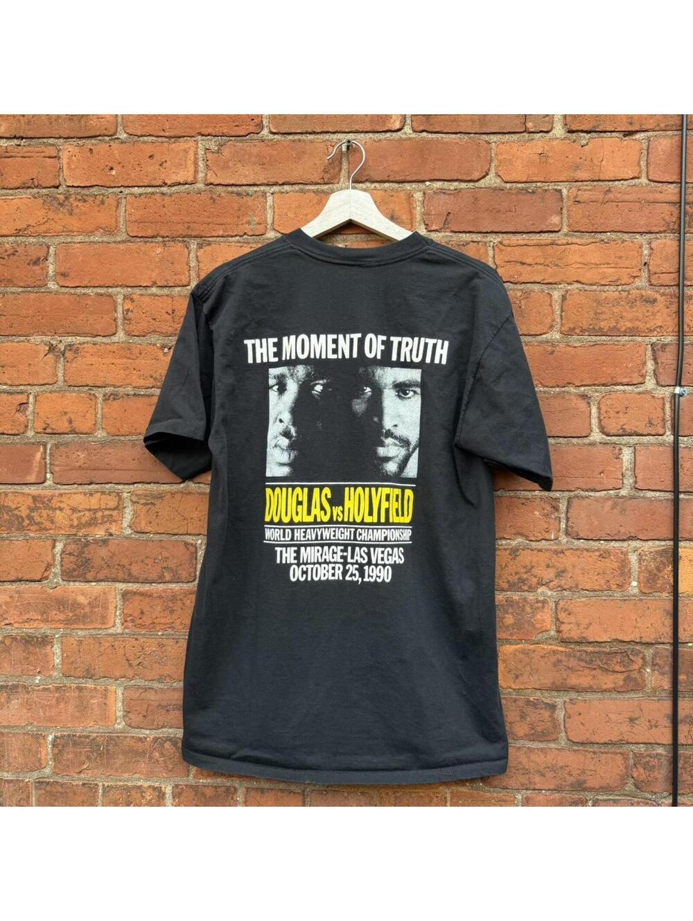 vintage Douglas vs Holyfield the mirage Las Vegas t shirt